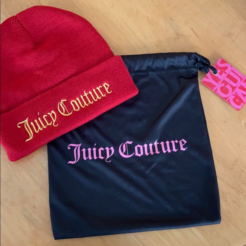 Juicy couture beanie + Bag